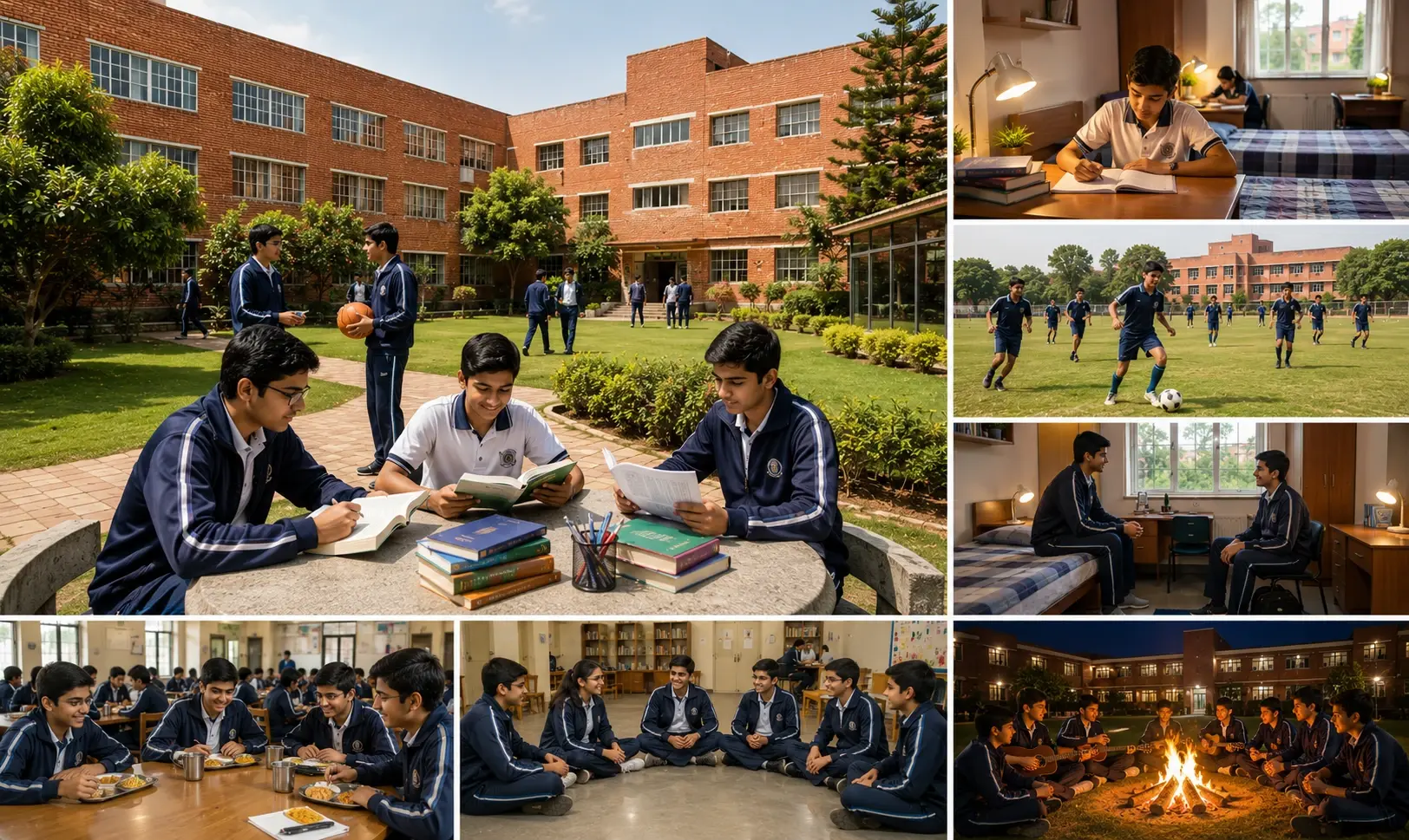A safe, secure, bright modern corridor and residential hostel facility at NIMT Beacon School